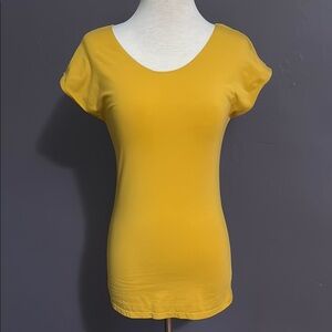 Downeast Mustard Yellow Essential Tee